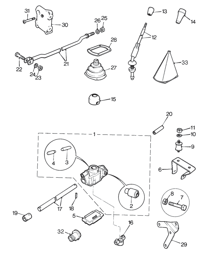 Gear Lever and Selector Mechanism
