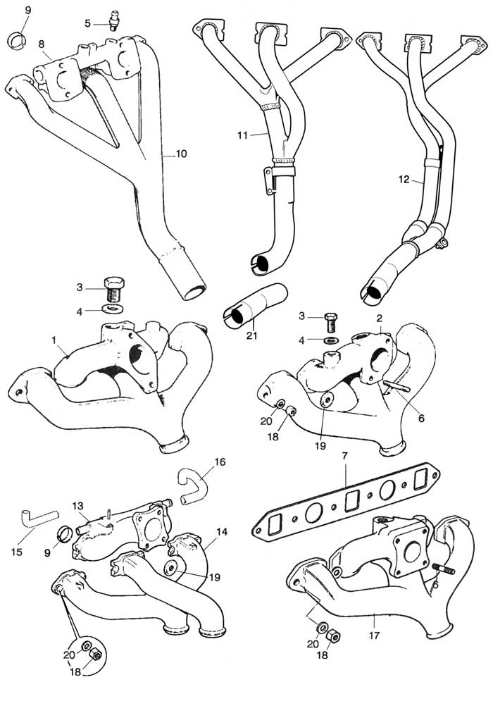 Inlet & Exhaust Manifolds
