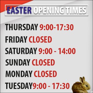 easter opeining times