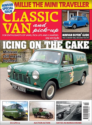 Classic Van July cover minispares