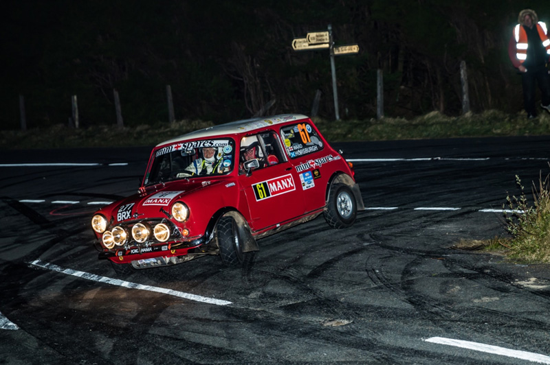 mini rally car manx rally 2022