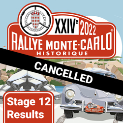 Monte Carlo 2022 Stage 12 Results